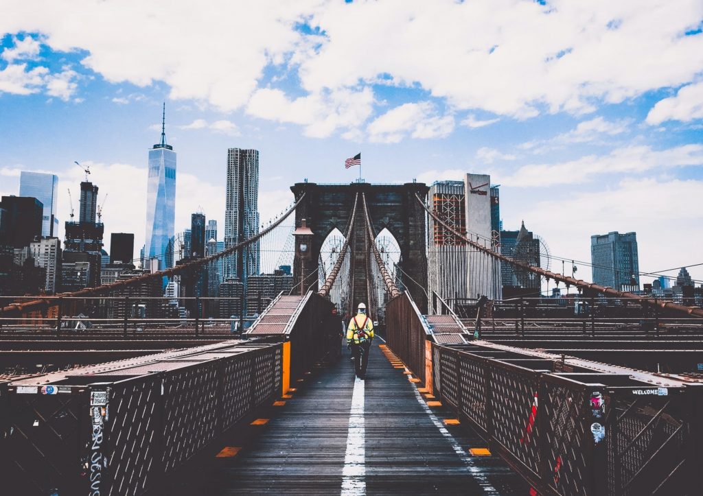 Brooklyn Bridge is an iconic structure that connects the two greatest NYC boroughs, Brooklyn, and Manhattan.